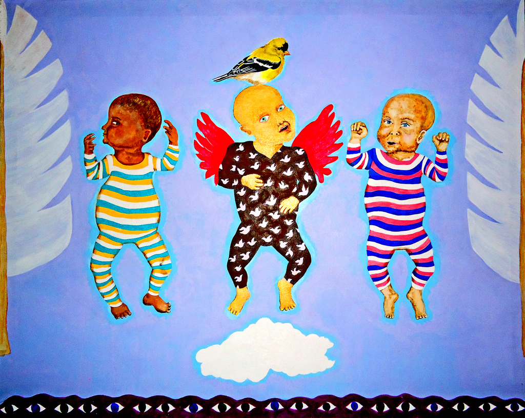 Foreigners - after Marlene Dumas