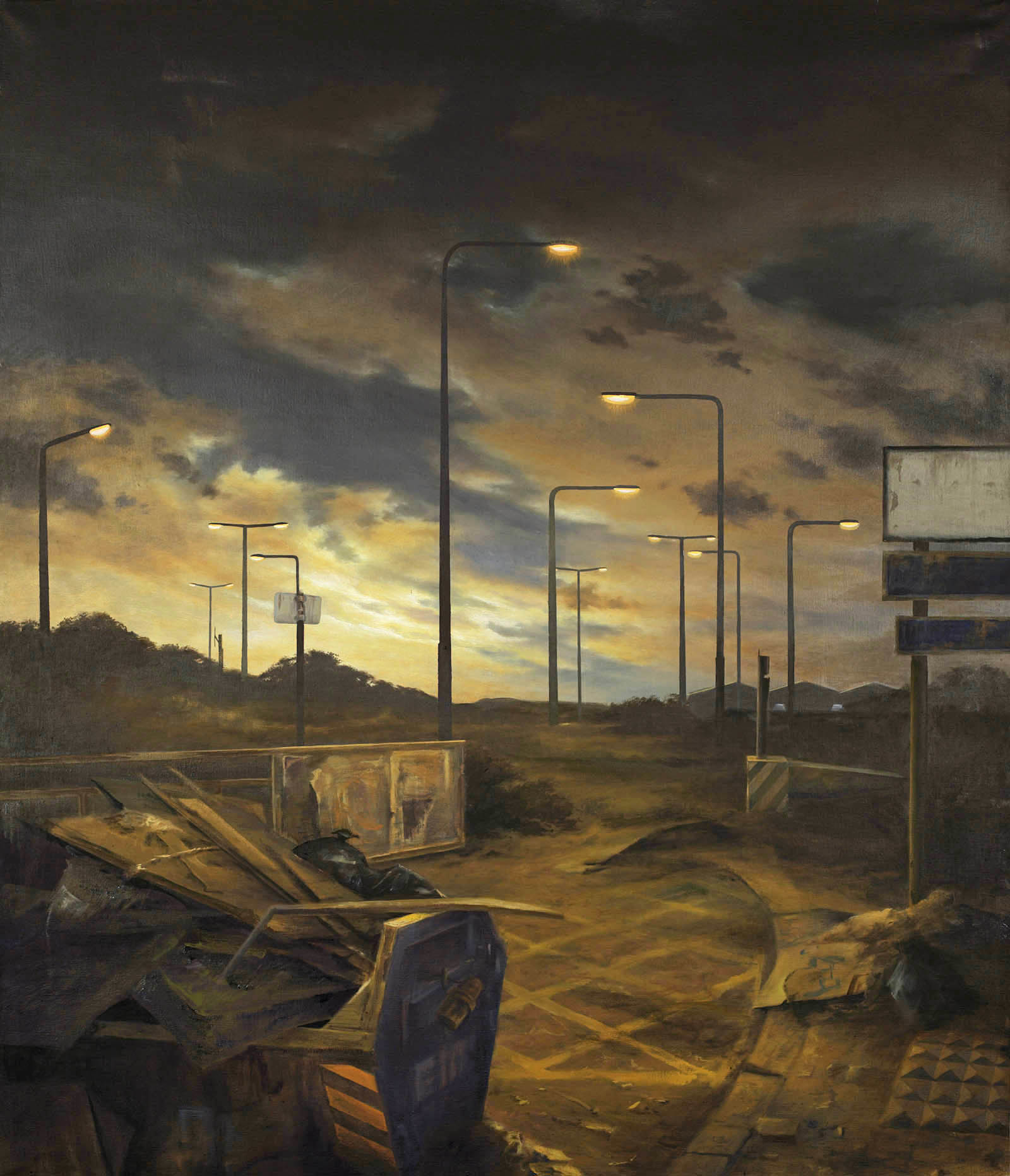 where the dusk sits down