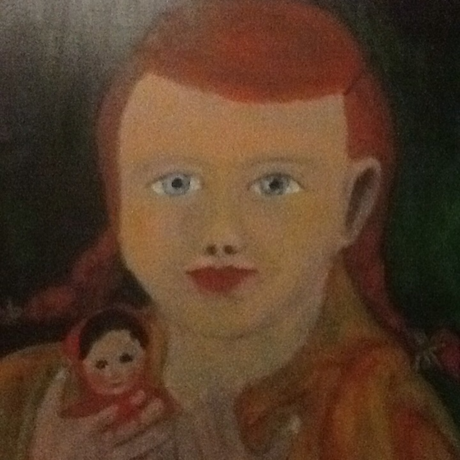 Ginger Pigtails and Doll