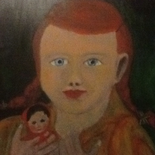 Ginger Pigtails and Doll